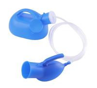 CHILDWEET Urinale Portatile in Plastica Blu da 2000ml con Tappo, Grande Capacità e Facile da Trasportare, Dispositivo di Minzione di Emergenza per Anziani in Auto e Ospedale