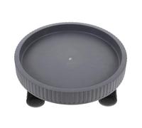 CHILDWEET Vassoio Rotondo per Vasi da Giardinaggio Ruote in Pp, Portavaso Decorativo e Facile da Spostare, per Balcone e Uso Indoor