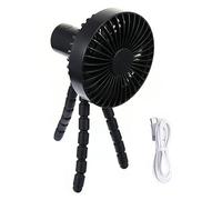 CHILDWEET Ventilatore Clip Ricaricabile Usb Raffrescatore d Aria Portatile Mini Ventilatore Silenzioso Supporto Flessibile e Regolazioni Di Velocità