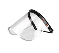 CHILDWEET Visiera Protettiva Trasparente per Saldatura e Lucidatura, Scudo Facciale Leggero Anti-spruzzo in Lega di Alluminio e Pvc, Accessorio per Casco da Lavoro Colore Colore Casuale