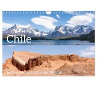 Chile - Facetten landschaftlicher Vielfalt (Wandkalender 2026 DIN A4 quer), CALVENDO Monatskalender: Torres del Paine und Atacama: Eine Reise durch die majestätischen Landschaften Chiles
