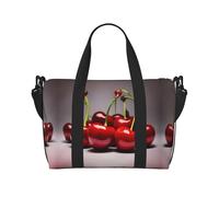 Chilean Cherries - Borsone da viaggio leggero, da portare con sé, per uomini e donne, impermeabile, per la palestra, i viaggi del fine settimana