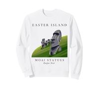 ChileTourist Souvenir Rapa NUI Island Siti archeologici Felpa
