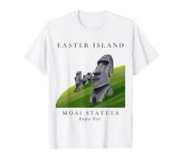ChileTourist Souvenir Rapa NUI Island Siti archeologici Maglietta