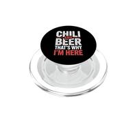 Chili And Beer That's Why I'm Here Spicy Food Drink - PopSockets PopGrip per MagSafe
