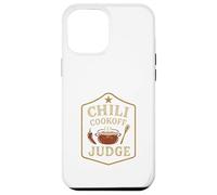 Chili Cookoff Judge Badge Retro Chili Pot Spoon Custodia per iPhone 12 Pro Max