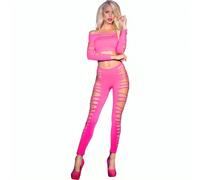 CHILIROSE - CR 3654 TOP and LEGGINS BLACK SM
