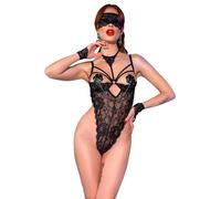 Chilirose - cr 4488 body pizzo nero s/m