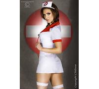 Chilirose Donna Disfraz DE ENFERMERA CR-3305 Set di Costumi, Multicolor (Multicolor), Estandar