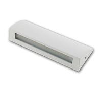ChiliTec Applique a LED in alluminio BARCAS 6", bianco caldo, 230V/7W, 170x55x30mm, 340lm, per interni ed esterni