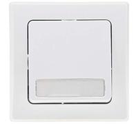 ChiliTec Pulsante Delphi Textfeld Campanello Bianco UP Adatto per interruttori Multipli Prese USB