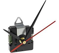 ChiliTec DCF con 3 Set di lancette, Movimento Radio, Cassa in plastica, Nero, Orologio radiocontrollato, 1