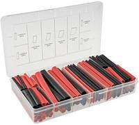 ChiliTec set tubi termoretraibili 142 pezzi adesivo nero/rosso rapporto di restringimento 31 (22907)