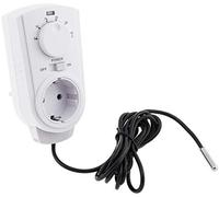 ChiliTec Termostato da 230 V con sonda esterna, regolatore di rotazione, analogico, max. 3500 W, per riscaldatori e dispositivi di raffreddamento in terrario, piante di uccelli