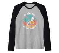 Chill Art con Karma Pazienza Vacanza Vibes Zen Halloween Maglia con Maniche Raglan