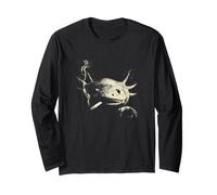 Chill Axolotl Fumare Anfibi Fantasy Creatura Maglia a Manica