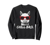 Chill Bro - Cool Llama with sunglasses gift idea gamer Felpa
