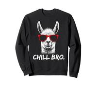 Chill Bro - Cool Llama with sunglasses gift idea gamer Felpa