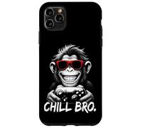 CHILL BRO - Cool monkey with sunglasses gaming funny gamer Custodia per iPhone 11 Pro Max