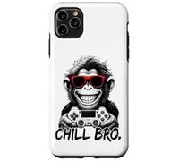 CHILL BRO - Cool monkey with sunglasses gaming funny gamer Custodia per iPhone 11 Pro Max