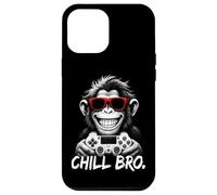 CHILL BRO - Cool monkey with sunglasses gaming funny gamer Custodia per iPhone 12 Pro Max