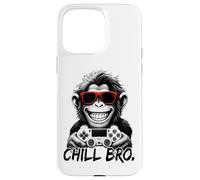 CHILL BRO - Cool monkey with sunglasses gaming funny gamer Custodia per iPhone 15 Pro Max