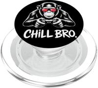 Chill Bro - Scimmia Gamer - Scimmia con occhiali da sole PopSockets PopGrip per MagSafe