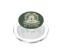 Chill By Nature Cottagecore Frog Meditation Vintage Badge PopSockets PopGrip per MagSafe