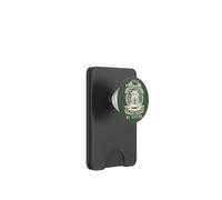 Chill By Nature Cottagecore Frog Meditation Vintage Badge PopSockets PopWallet per MagSafe