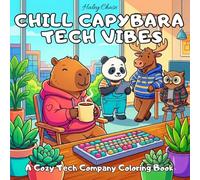 Chill Capybara Tech Vibes: A Cozy Tech Company Coloring Book of Slow Mornings, Coffee Breaks, and Cute Office Life