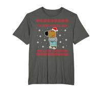Chill Guy Meme Maglietta Unisex Nero Cartone Animato Classico con Elementi di Maglione S