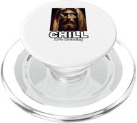Chill He's Listening Jesus Funny Christian Bible Art PopSockets PopGrip per MagSafe