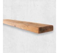 Chill House Mensola Galleggiante Rustica 15cm x 3.5cm, Teak, 50cm
