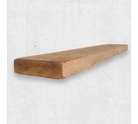 Chill House Mensola Galleggiante Rustica 15cm x 4.4cm, Teak, 100cm