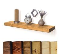 Chill House Mensola Galleggiante Rustica 30cm x 3.5cm, Rovere Scuro, 50cm