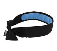 Chill-Its 6700CT - Bandana refrigerante evaporativa, chiusura con lacci, colore: nero