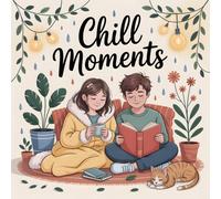 Chill Moments: A Cozy and Cute Coloring Book for Teens and Adults - 50 Relaxing and Adorable Scenes of Girls and Boys Enjoying Peaceful, Everyday ... for Stress Relief and Mindful Coloring