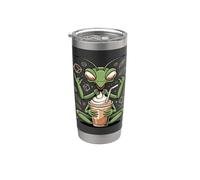 Chill Praying Mantis Coffee Bug Insect Lover Bicchiere termico in acciaio inox doppia parete