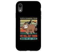 Chill Sloth Climbing Team Ci arriveremo Montagne Custodia per iPhone XR