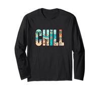 Chill Summer Vacation Mood Beach Goer Maglia a Manica