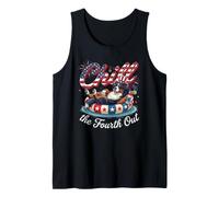 Chill The Fourth out Funny Bernese Mountain Dog 4th of July Canotta