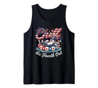 Chill The Fourth out Funny Boston Terrier Dog 4th of July Canotta