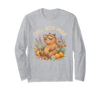 Chill with Pride - Occhiali da Sole Capybara Rainbow Maglia a Manica