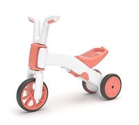 Chillafish Bunzi Bebe convertibile in draisiana, girello scalabile 2 in 1 con sedile regolabile per bambini da 1 a 3 anni, ruote silenziose e durevoli, Flamingo