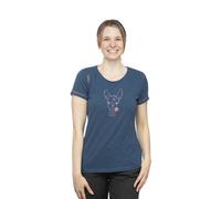 Chillaz Gandia Happy Alpaca - T-shirt - donna 36 Dark Blue woman Vegan,Made In Eu,Modal,Lycra,Tencel/Lyocell,Modal