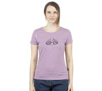 Chillaz Gandia Mountainbike Flowers W - T-shirt - donna 38 Violet woman Modal,Vegan,Tencel/Lyocell