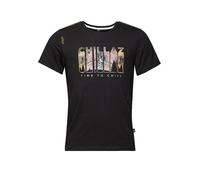 CHILLAZ Maglietta da arrampicata da uomo Time To Chill nero | S