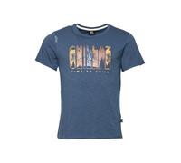 Chillaz Time to Chill - Maglietta da uomo, Blu scuro, L