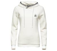Chillaz Weißensee W - felpa con cappuccio - donna 36 White woman Made In Eu,Vegan,Recycled Polyester