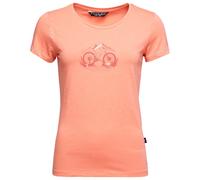 Maglietta da donna Chillaz Gandia Mountainbike Flowers Taglia: L / Colore: arancione